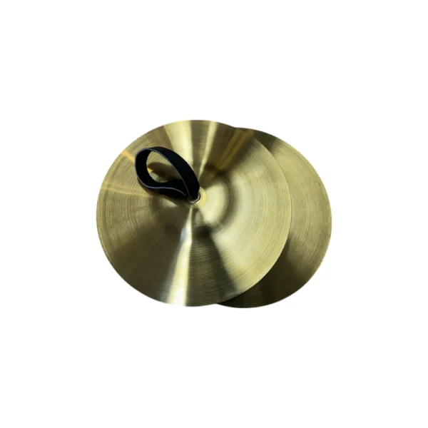 PLATILLO DE 15 CM Y 20 CM FABRICADOS EN BRONCE POR MUSICALES EL CLARIN PARA BANDA INFANTIL, BANDAS MARCIALES