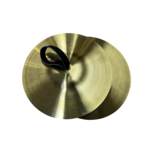PLATILLOS DE 25 CM PARA BANDA MARCIAL FABRICADOS POR MUSICALES EL CLARIN EN MATERIAL BRONCE Y SE ENTREGAN CON MANIGUETAS
