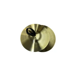 platillos de 20 cm para bandas marciales, bandas musico marciales y bandas de paz fabricados por la empresa musicales el clarin en material bronce y se entregan con maniguetas