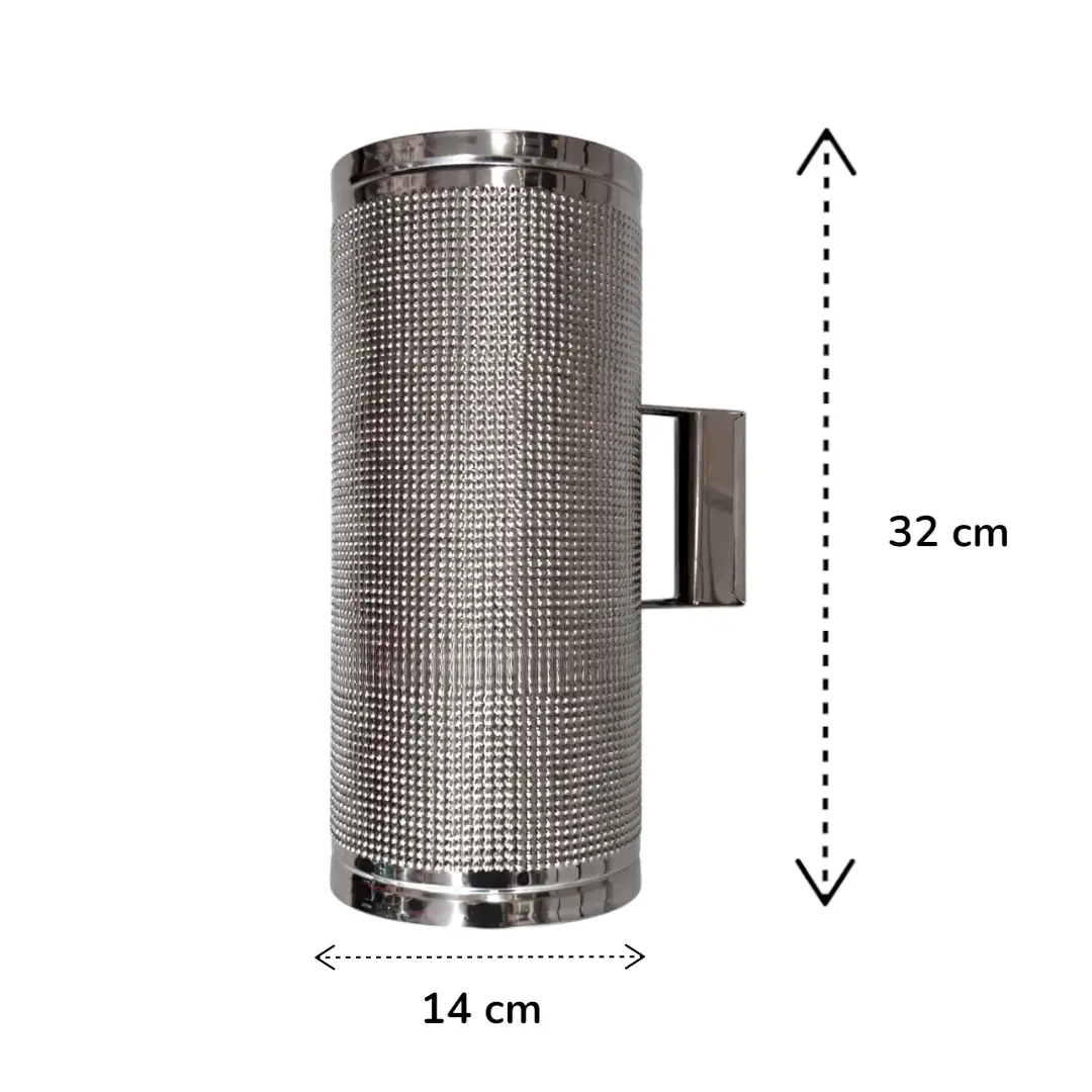 GUIRO TALLA 17 CON TRINCHE, ES UN GUIRO METALICO MERENGUERO