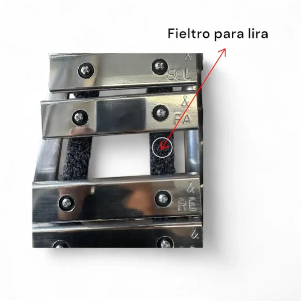 Fieltro para lira de banda marcial-musicales el clarin es un accesorio que va debajo de las teclas, soporte de teclas para lira de banda