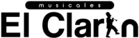 logo de musicales el clarin color negro