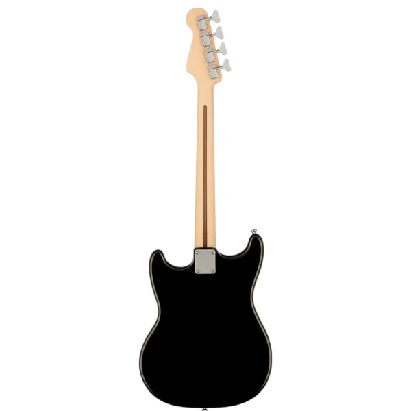 BAJO ELECTRICO COLOR NEGRO CON ESTUCHE, AMPLIFICADOR Y CABLE DISTRIBUIDO POR MUSICALES EL CLARIN