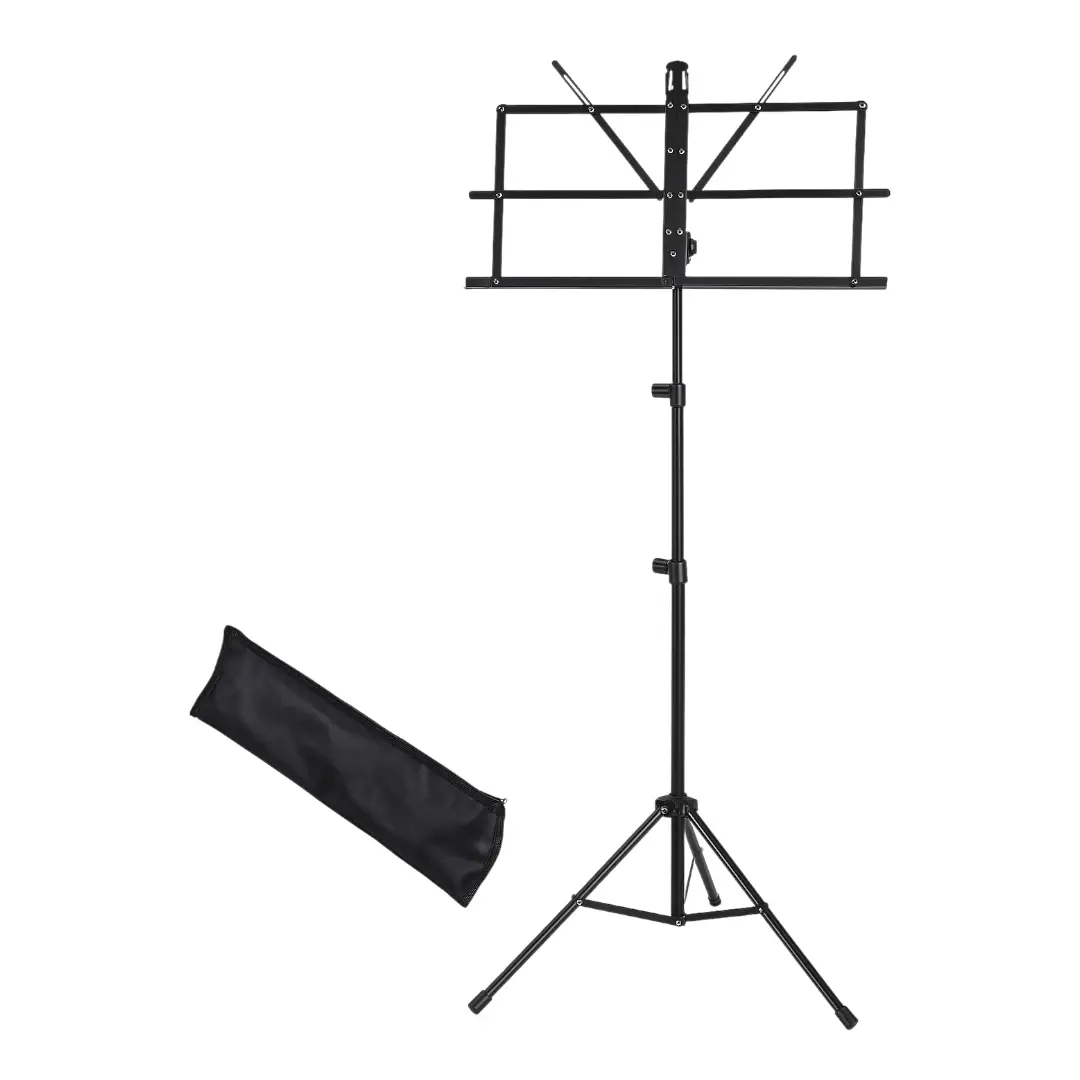 atril negro con estuche distribuido por musicales el clarin