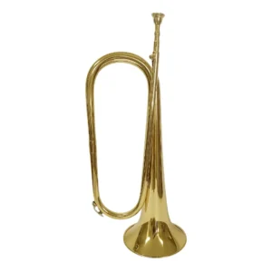 corneta dorada con saliibero - musicales el clarin-