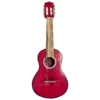 Guitarra color rosada con estuche para niños didacticas distribuida por musicales el clairn