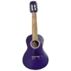 Guitarra color morada con estuche para niños didacticas distribuida por musicales el clairn